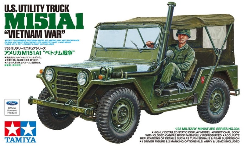 Tamiya 300035334 - 1: 35 US M151 A1 Vietnam Transport Vehicle - Image 2